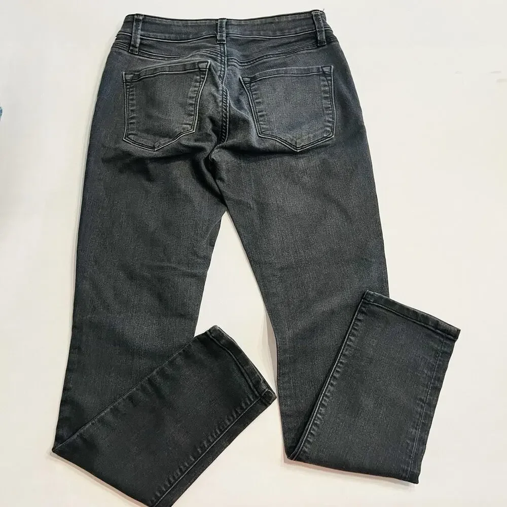 LOFT Women’s Curvy Skinny Jeans Black size 25/0 - Picture 2 of 5